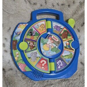 Fisher Price The Farmer Says See N Say Animals & Sounds Blue Tested Mattel 2015